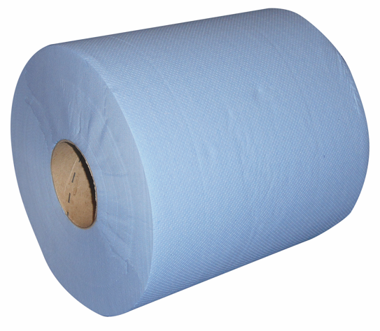 [6R822PA] 6 ROULEAUX ESSUIE-MAINS 450 COUPONS BLEU (PAQUET) D128 (distributeur 905002-3)