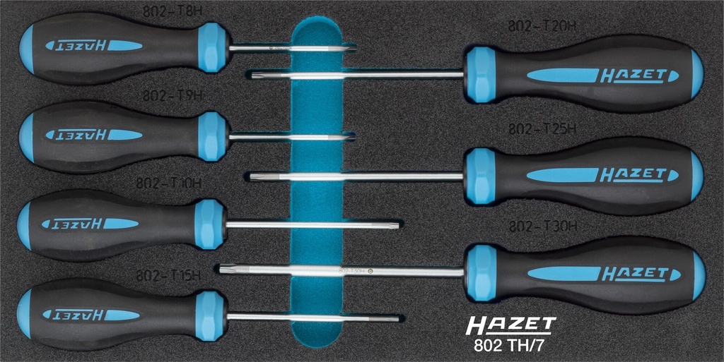 [802TH/7] HAZET - Jeu de tournevis HEXAnamic®