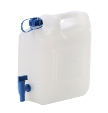 [9000450211] HÜNERSDORFF Bidon d'eau 12 l HD-PE H332xL334xP160mm