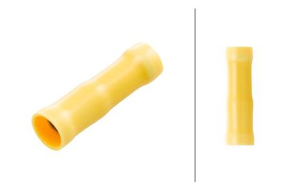 [8KW744734003] [⚠Déstockage] COSSE CYLINDRIQUE FEMELLE 5MM JAUNE|ISOLÉ (PIECE)