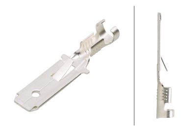 [8KW744833003] [⚠Déstockage] COSSE PLATE MALE 6.3X0.8 ARGENTÉ (PIECE)