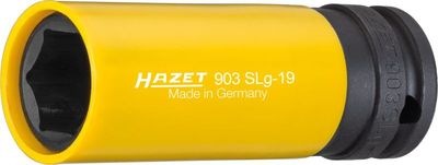 [903SLG-19] HAZET - Douille à chocs ∙ 6 pans ∙ taille 19 mm ∙ longueur : 85 mm