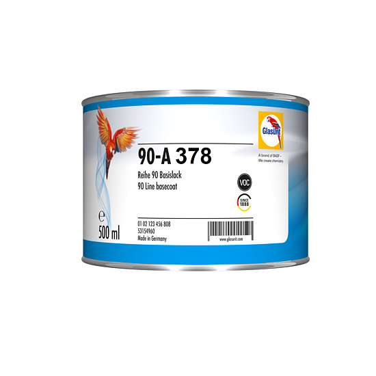 [90A3780.5] GLASURIT - TEINTE BASE L90 ROT GR.2 (BIDON)