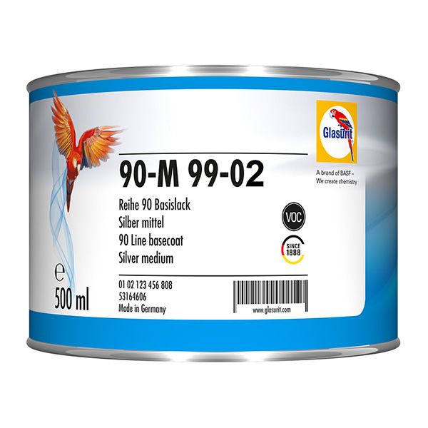 [90M99020.5] GLASURIT - TEINTE BASE L90 SILBER FEIN GR.2 (BIDON)