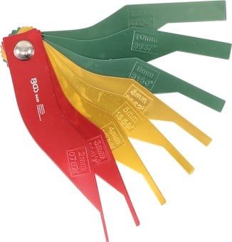 [9440BG] BGS - 9440 - Jeu de calibres d’usure de plaquettes de frein aluminium 8 pièces