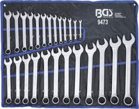 [9473BG] BGS - 9473 - Jeu de clés mixtes en pouce 1/4" - 1.1/4" 25 pièces