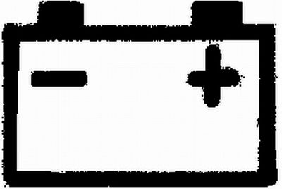 [9XT714300201] [⚠Déstockage] SYMBOLE BATTERIE JAUNE (PIECE)