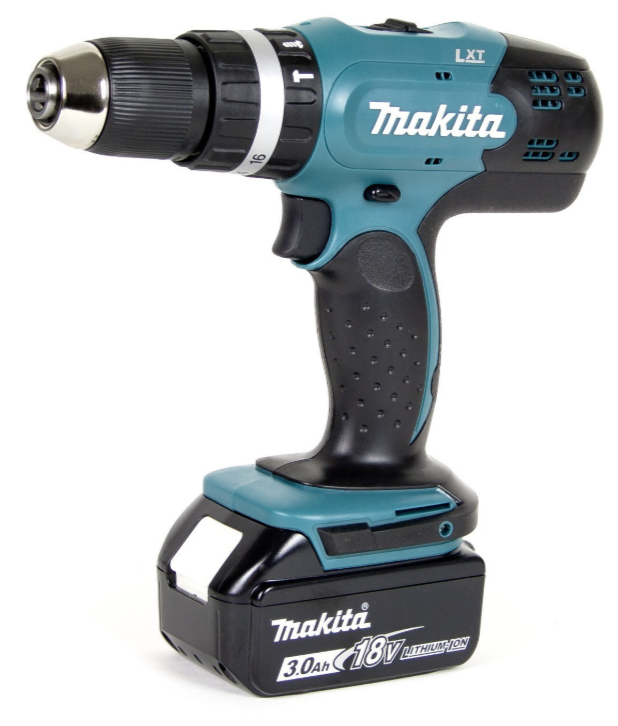 [DHP453RFX2] MAKITA DHP453RFX2 - Perceuse-visseuse à percussion sans fil 18V LI-ON , avec batterie 3.0AH (PIECE)