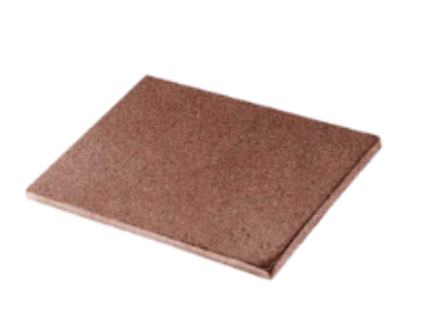 [EMM9130] CALE A MASTIC EN CAOUTCHOUC TRES FLEXIBLE 95X65MM ROUGE (PIECE)