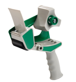 [H66-CP] H66-CP Derouleur Scotch (1 PIECE)  - Handabroller Stand.K216 Ku.grün/weiß f.Band-B.50mm