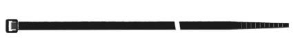 [SEL3425] COLLIER DE SERRAGE 280MM X 4.5MM NOIR 100 PIECES (SACHET)