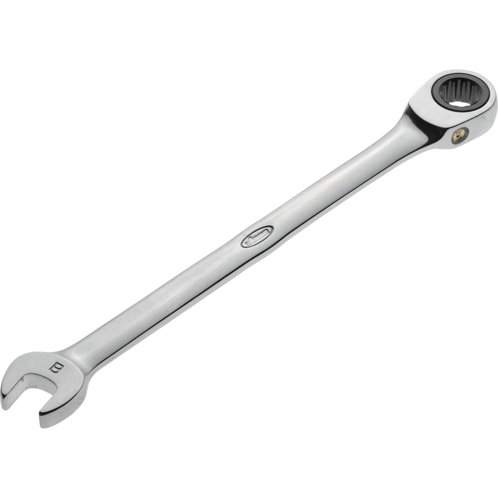[V1008] VIGOR Clé mixte à cliquet ∙ longue ∙ V1008 ∙ Profil à 6 pans extérieurs, Profil à 12 pans extérieurs ∙ Taille 8 mm