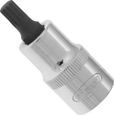 [V2096] [⚠Déstockage] VIGOR Douille mâle à denture multiple ∙ XZN ∙ V2096 ∙ Carré creux 1/2 pouce (12,5 mm) ∙ Profil denture multiple intérieur XZN ∙ Taille M8