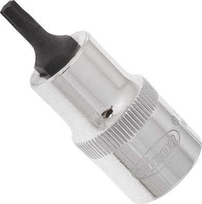 [V2152] [⚠Déstockage] VIGOR Douille mâle T ∙ V2152 ∙ Carré creux 1/2 pouce (12,5 mm) ∙ Profil en T ∙ Taille T25