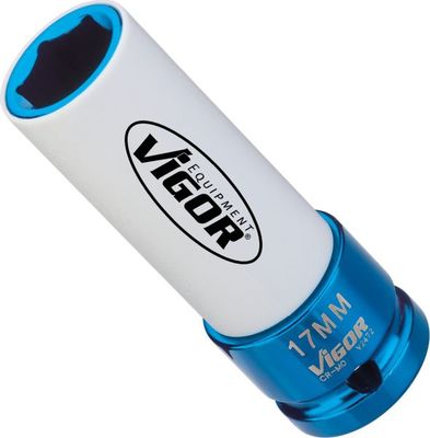 [V2472] VIGOR Douille à chocs ∙ V2472 ∙ Carré creux 1/2 pouce (12,5 mm) ∙ Profil à 6 pans extérieurs ∙ Taille 17 mm