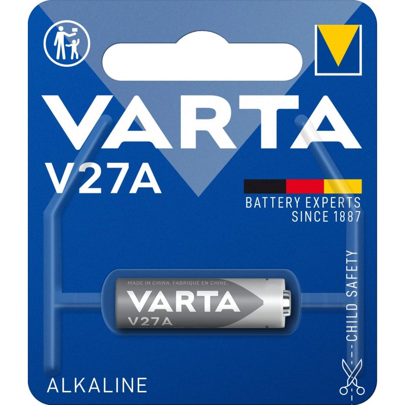 [VARTAV27A] Varta-Alcaline spéciale-MN27 (blister de 1)