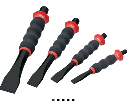 [V6220/4] VIGOR - Jeu de burins plats ∙ 4 pièces