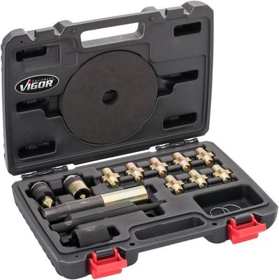[V7001] [⚠Déstockage] VIGOR Jeu universel de démontage d'écrous antivol ∙ V7001 ∙ 13 pièces ∙ Nombre d'outils : 13