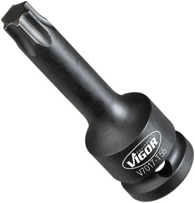 [V7017-T55] [⚠Déstockage] VIGOR Douille mâle à chocs T ∙ V7017-T55 ∙ Carré creux 1/2 pouce (12,5 mm) ∙ Profil en T ∙ Taille T55