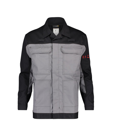[300245-6474-290-XS] 300245 DASSY® Kiel Veste multinormes GRIS GRAPHITE/NOIR +/- 290 g/m² (XS)