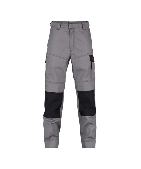 [200570-6474-290-STANDARD-36] 200570 DASSY® Lincoln Pantalon multinormes avec poches genoux STANDARD GRIS GRAPHITE/NOIR +/- 290 g/m² (36)