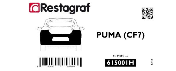 [A615001H] Fasteners kit for rear bumper PUMA (CF7) 12/2019 →