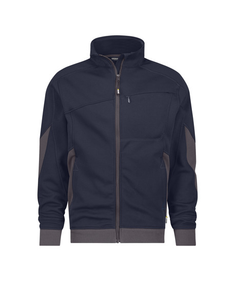 [300450-6847-305-XS] 300450 DASSY® Velox Sweat-shirt BLEU NUIT/GRIS ANTHRACITE +/- 305 g/m² (XS)