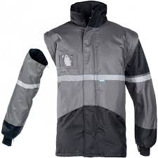 [288A-061-S] Parka étanche à gilet détachable Gris/Noir Cloverfield SIOEN (S)