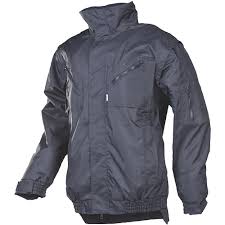 [400A-B75-S] Blouson d'hiver avec manches détachables Bleu marine Tempa SIOEN (S)