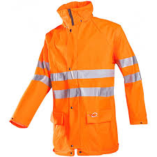 [4279-FC1-S] Veste de pluie haute visibilité  Orange Fluo Kassel SIOEN (S)