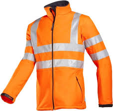 [9833-FC1-S] Veste softshell haute visibilité Orange Fluo Genova SIOEN (S)