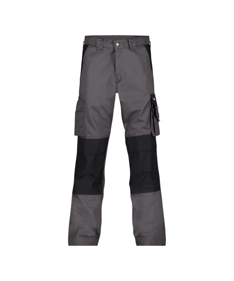 [200426-6471-300-STANDARD-36] 200426 DASSY® Boston Pantalon de travail poches genoux bicolore STANDARD GRIS CIMENT/NOIR +/- 300 g/m² (36)