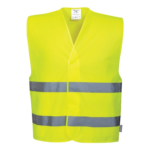 [C474J-L-XL] GILET SIGN. FLUO JAUNE C474J (L-XL)