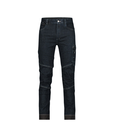[201011-6279-350-STANDARD-36] 201011 DASSY® Osaka Jeans de travail stretch STANDARD BLEU JEAN/NOIR 10,25 oz/y² (+/- 350 g/m²) (36)