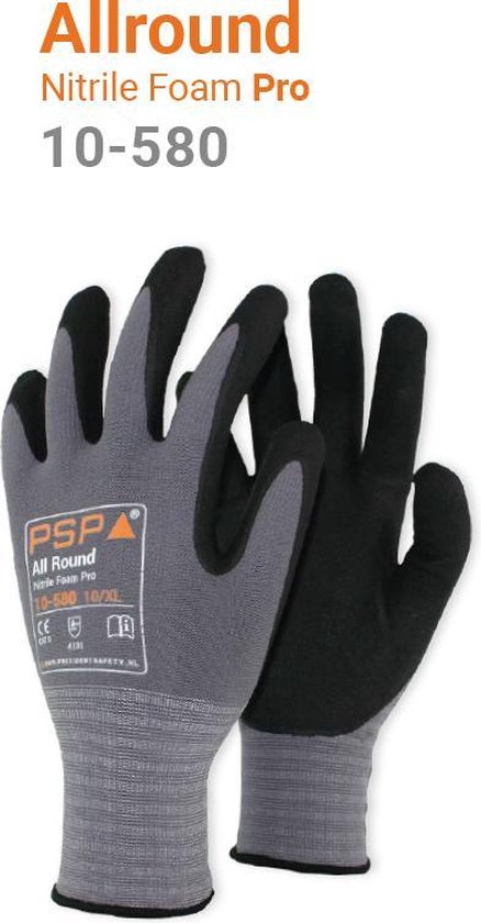 [10-580T7] 10-580 GANT ALLROUND NITRIL FOAM PRO|EN 388 4131 (7)