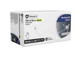 [GN91-XS] GANTS NITRILE BLEUS NON POUDRES|(BOITE DE 200 PIECES)|GAMME HANDSAFE (XS)