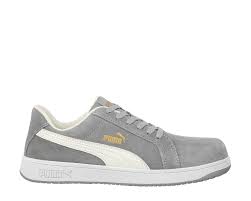 [640030-36] CHAUSSURES SECURITE ICONIC SUEDE GREY LOW  S1PL ESD (36)