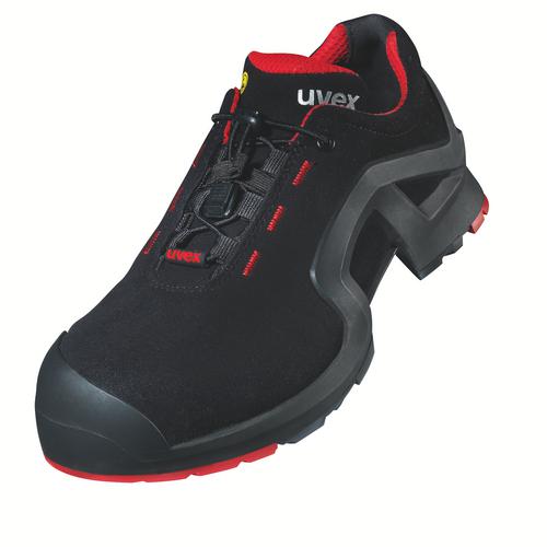 [8516.2.35] 8516.2 - uvex 1 support Chaussures basses S3  noir, rouge Largeur 11 (35)