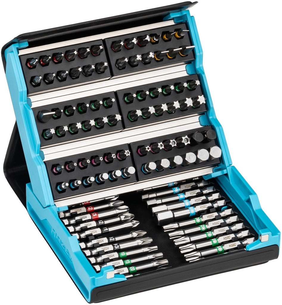 [2200SC-3] HAZET - Jeu d'embouts-tournevis (bits) dans coffret SmartCase ∙ 96 pièces