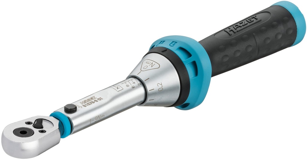 [5107B-3CT] HAZET - Clé dynamométrique avec cliquet réversible pour embouts-tournevis (bits) ∙ longueur : 234 mm