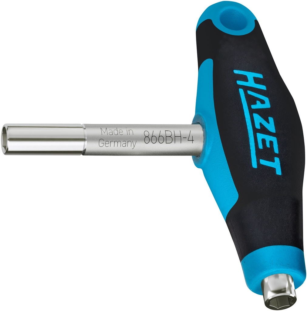 [866BH-4] HAZET - Porte-embouts (bits) double avec manche en T