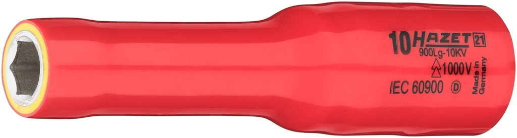 HAZET - Douille ∙ 6 pans ∙ longue ∙ avec isolation de protection