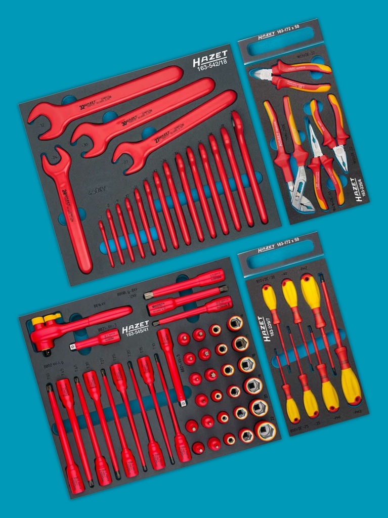 HAZET - Assortiment d'outils ∙ avec isolation de protection