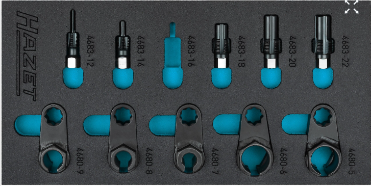 HAZET - Jeu d'outils pour sondes d'échappement ∙ 10 pièces