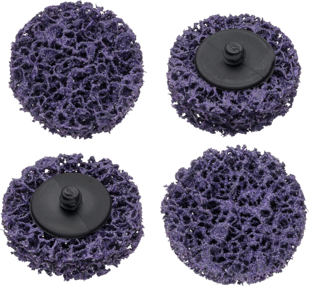 HAZET - Jeu de disques abrasifs · 4 pièces ∙ système de changement rapide Roloc® ∙ variante dure ∙ ⌀ 50,8 mm