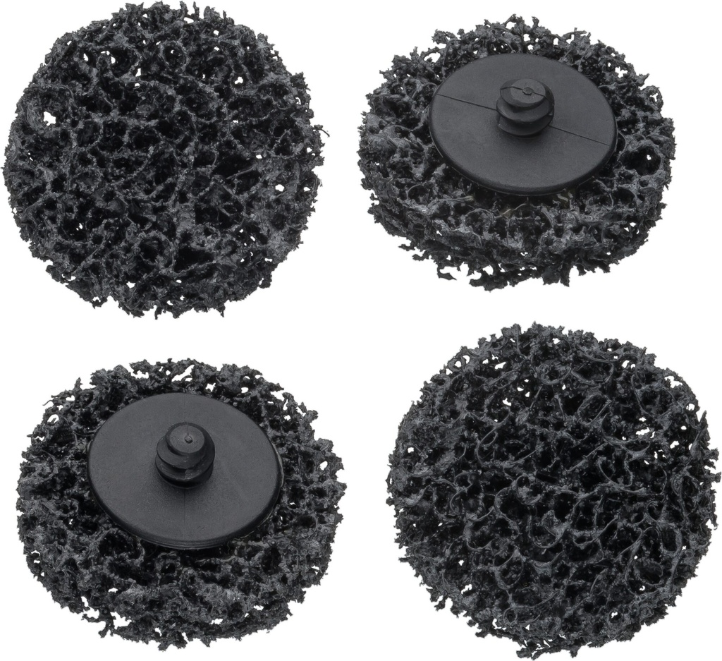 HAZET - Jeu de disques abrasifs · 4 pièces ∙ système de changement rapide Roloc® ∙ variante souple ∙ ⌀ 50,8 mm