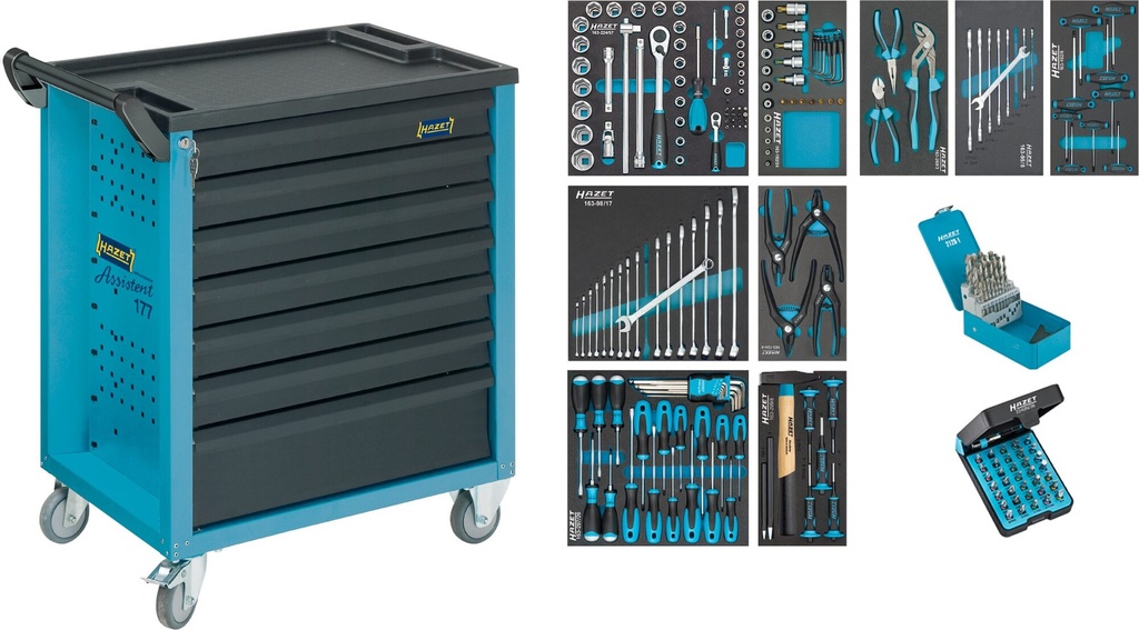 [177-7/217] HAZET - Servante d'atelier  ∙ avec assortiment