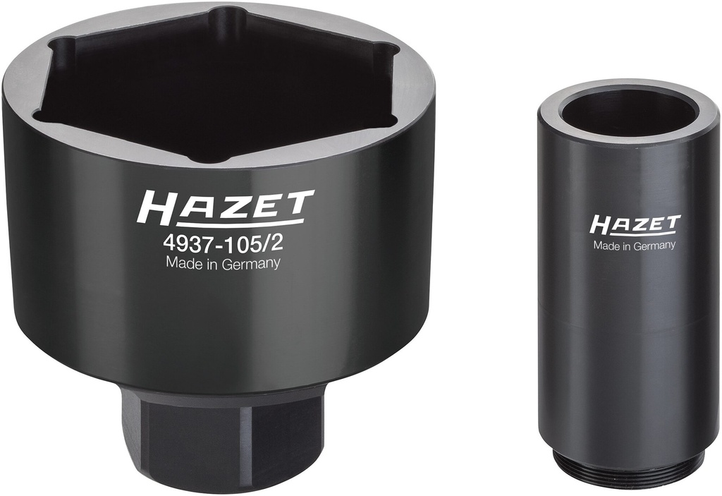 [4937-105/2] HAZET - Jeu de douilles d'écrou de moyeu de roue pour véhicules utilitaires DAF, RENAULT, Volvo