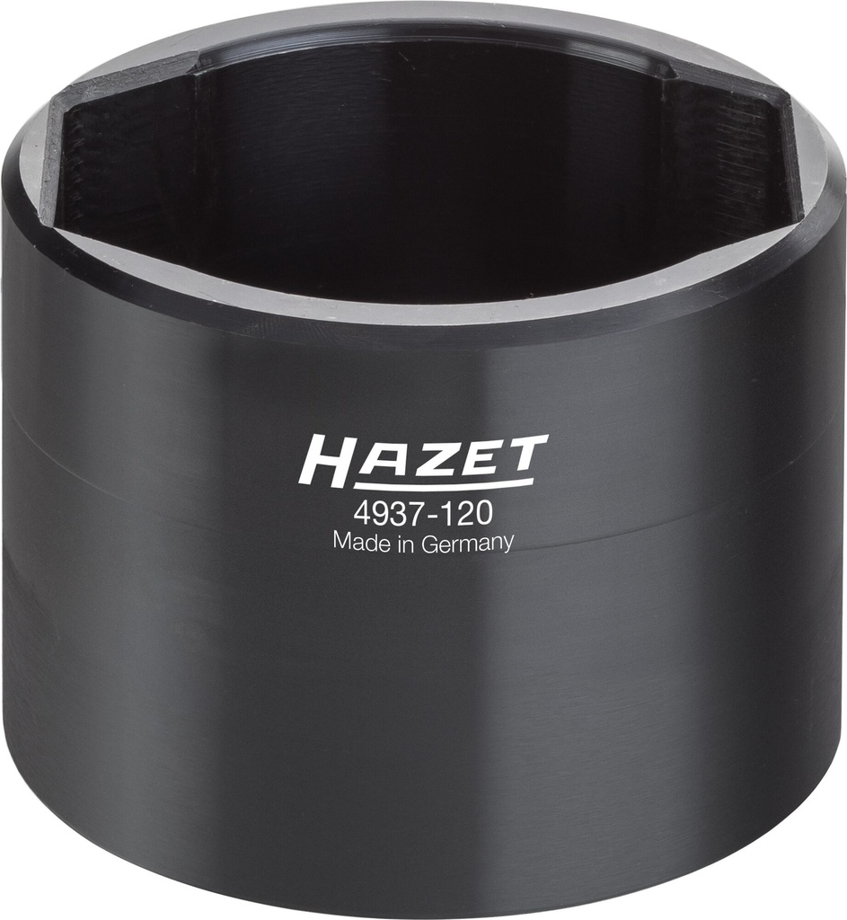 [4937-120] HAZET - Clé de capuchon de moyeu pour véhicules utilitaires,⌀ 110 mm et 120 mm pour capuchon de moyeu BPW plat et ovale