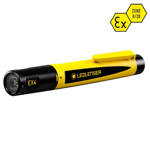 [EX4] [⚠Déstockage] LED LENSER, EX4 EX-PROOF PENLITE ZONE 0/20, 2X AAA 50 LUMEN (PIECE)